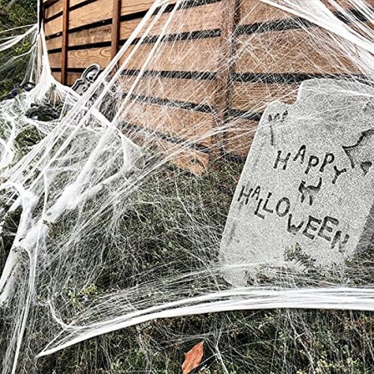 Halloween Spinnenweb | 240g - Met 30 Namaakspinnen voor Spookhuisdecoratie - Halloween voorbereiding